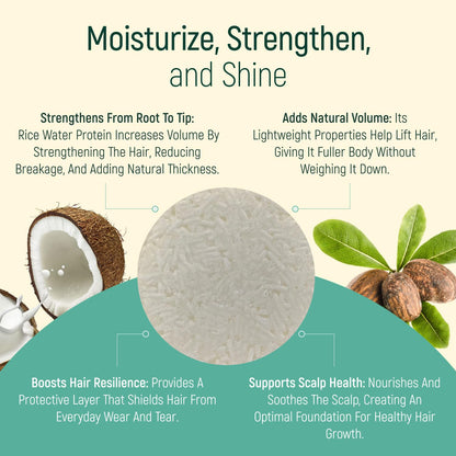 Solid Shampoo Bar and Conditioner Effect Hair Soap – 100% Organic Shampoo Bars for Hair with All Natural Plant Based Essential Oils and Zero Waste Biodegradable Packaging (Coconut)