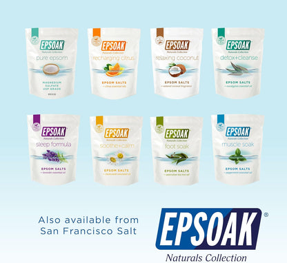 Fine Grain Dead Sea Salt for Bath & Soaking – 19 Lbs, Fast-Dissolving, 100% Pure & Natural, Unscented, Skin-Nourishing Bulk Sea Salt